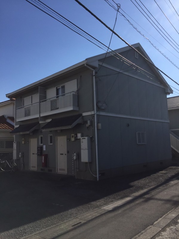 北本市アパート雨漏対策外壁塗装